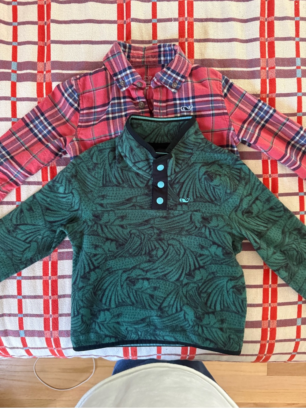 Like New Vineyard Vines Flannel and Fleece 3T
